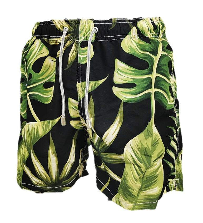 MC2 Saint Barth swim shorts leafes